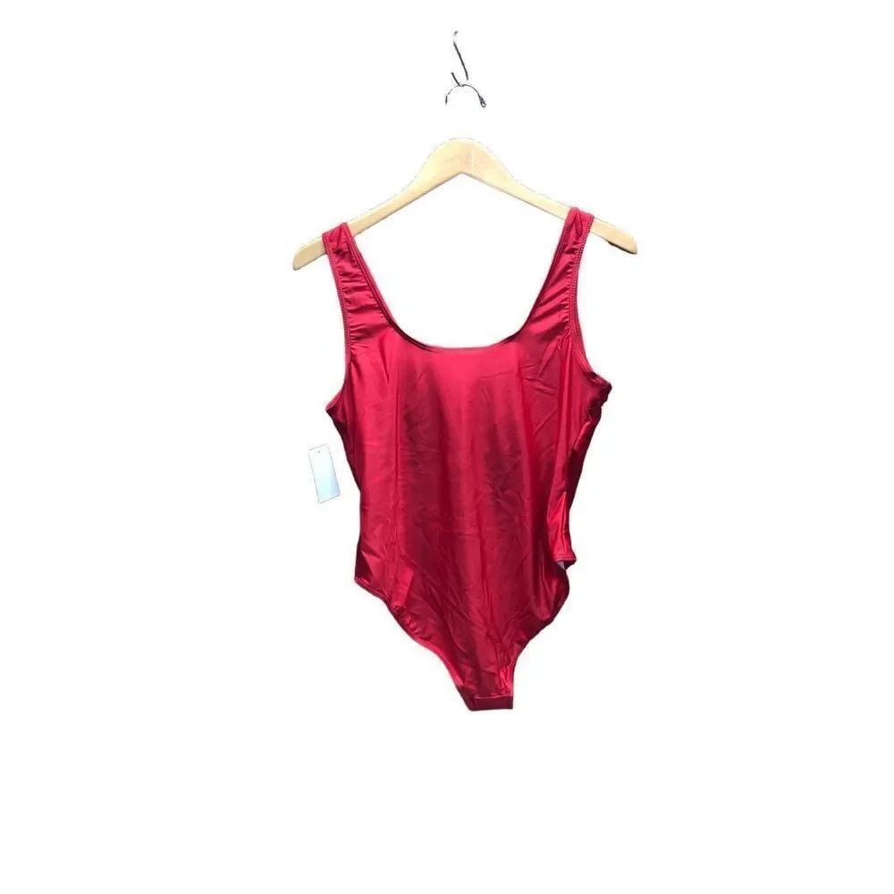 Creative Apparel XL Red FLORIDA One Piece Swim Suit NWT
